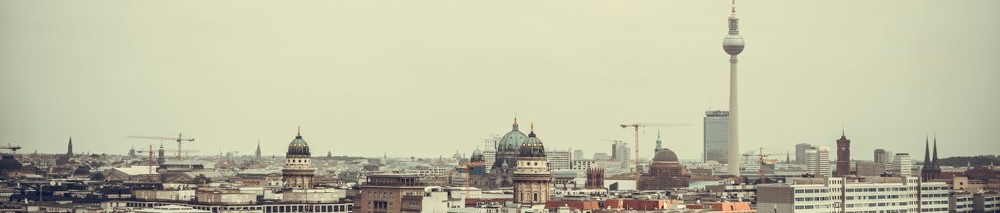 Skyline der Stadt Berlin