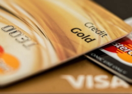 Bild von einer goldenen Kreditkarte