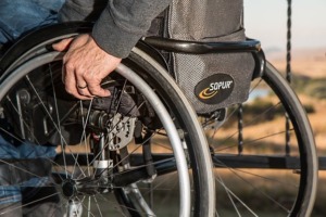 Bild von einem Rollstuhl